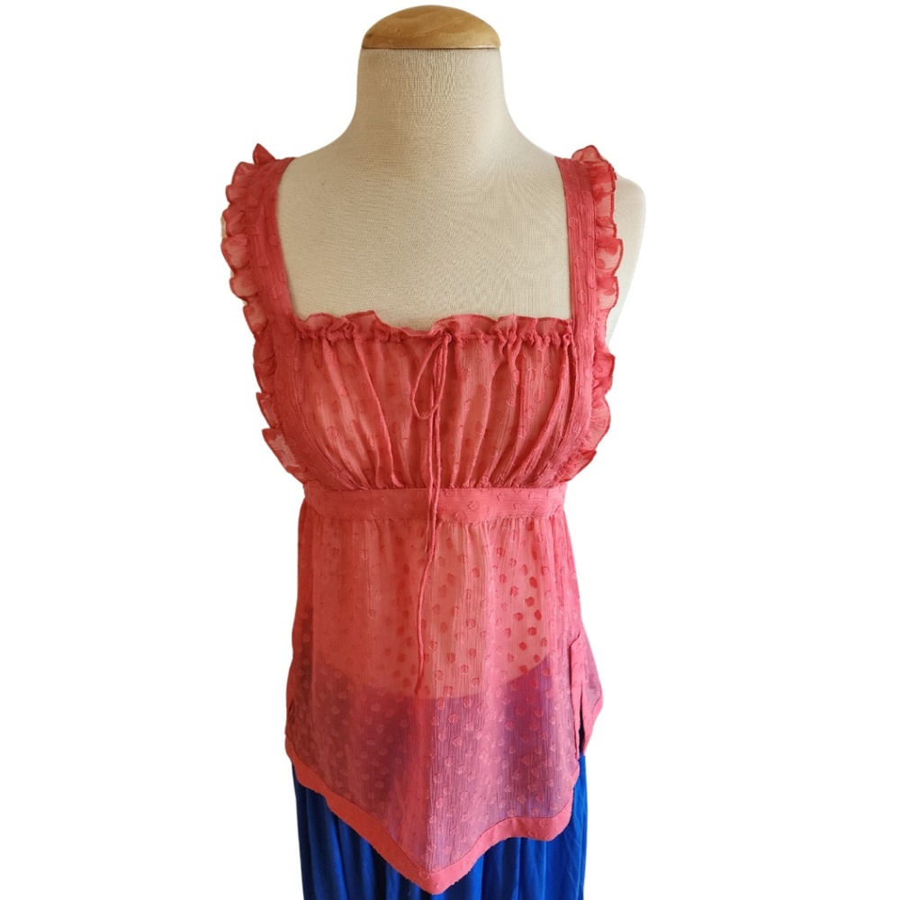 Chiffon Tank Top - What Goes Around Comes Around